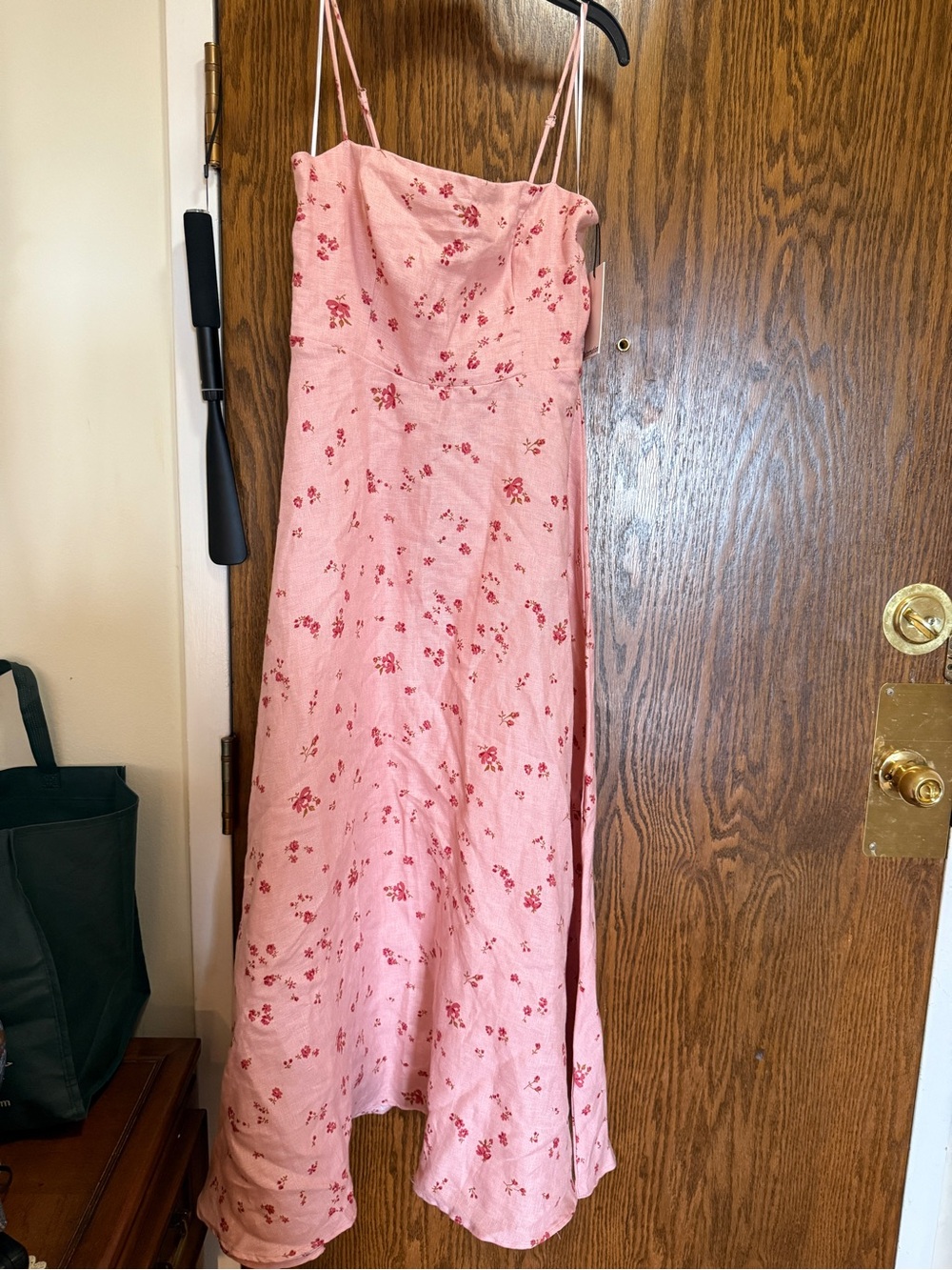 NWT Reformation Monette Strapless Midi Dress - Picture 2 of 5